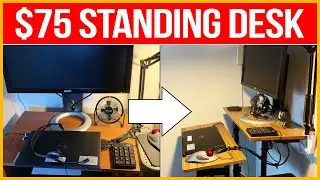 Working From Home With A $75 Mobile Standing Desk
