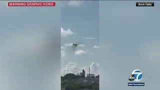 Fire rescue helicopter crashes into apartment complex, 2 dead
