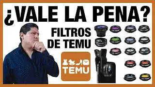Prob&eacute; los 15 LENTES para CELULAR de TEMU 😱 | &iquest;Valen la pena? 📱🔍