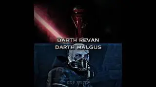 Darth Revan vs Darth Malgus | #shorts#edit#starwars#star#war#versus#vs#darth#jedi#1m#recommended#xd