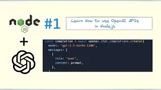 OpenAI APIs with Node.js: Chat Completion Guide