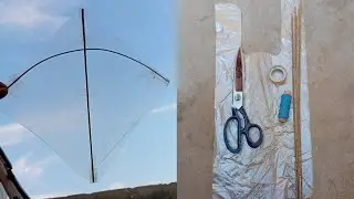 How To Make A Kite With Plastic Bag & Broom Sticks || Shopper Kite Banany Ka Tarika || Kite Making 
