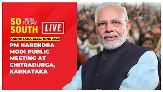 PM Narendra Modi Public Meeting At Chitradurga, Karnataka | LIVE