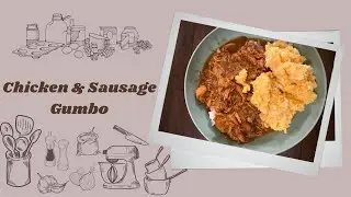How to Make Homemade Chicken & Sausage GUMBO!! Plus Homemade ROUX and POTATO SALAD!!