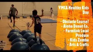 YMCA HEALTHY KIDS DAY 2022 / OHANA OBSTACLE COURSE / MAKAHA HONEY / FARMLINK HAWAII / ALOHA DONUT CO