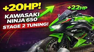 🔥 Stage 2 Kawasaki Ninja 650 | Strojenie ECU na hamowni 💻⚙️