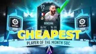 92 POTM KARIM BENZEMA CHEAP SBC SOLUTION |FIFA 20