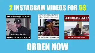 I Will Edit Your Instagram Video With Title, Caption and Progress Bar