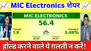 Mic electronics share news today💥 mic electronics share news l mic electronics share analysis 16 Oct