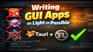 Create gui application, As light as posible.