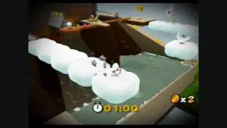 Super Mario Galaxy 2 - Throwback Galaxy - Whomp Silver Star Speed Run