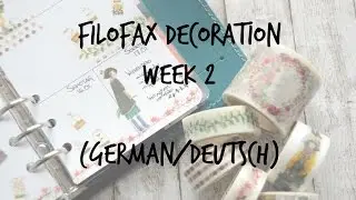 Filofax Decoration Week 2 (german/deutsch)