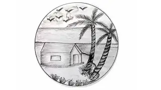 How to Draw a Rural Scene || pencil sketch