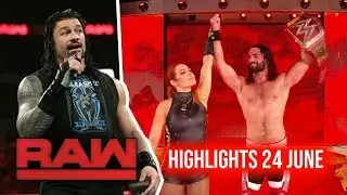 WWE Raw Highlights 24 June 2019 Preview | #WWERaw Highlights 06/24/19