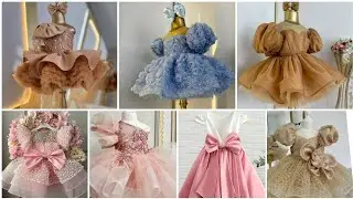 Baby Frock Wedding Dress Design Ideas | Kidswear Dress Design #couture 