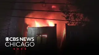 Building catches fire on Chicago's North Side