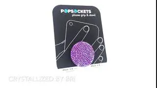 Swarovski Crystal PopSocket Crystallized Bling by CRYSTALL!ZED by Bri