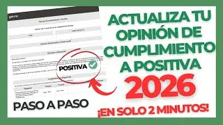Actualizar OPINIÓN de CUMPLIMIENTO negativa a POSITIVA | SAT 2024