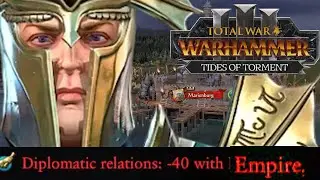 Why Aislinn, New High Elf Legendary Lord has -40 Diplomacy Penalty with the Empire