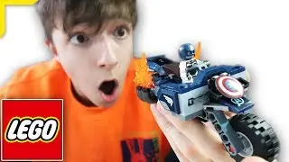 Stav&iacute;m LEGO Avengers Endgame - Kapit&aacute;n Amerika: &uacute;tok Outriderů! (76123)