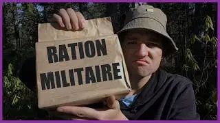 Je Test Une Ration Militaire Canadienne En Condition De Combat (ou presque)