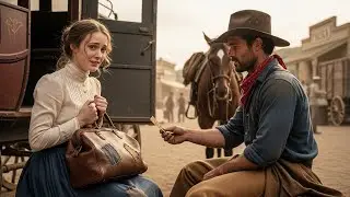 She Waited Three Days But He Never Came, A Cowboy Bought Her Ticket Home And Rode With Her Instead