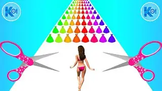 Satisfying Mobile Games Playing 1001 Tiktok App Gameplay New Level Clothes Run F169KSMC
