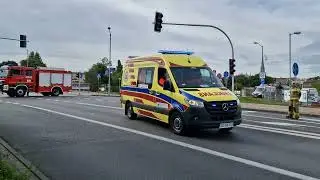 Przejazd alarmowy na Finał XIX Mistrzostw Polski w Ratownictwie Medycznym. ZRM PSP OSP GOPR AT
