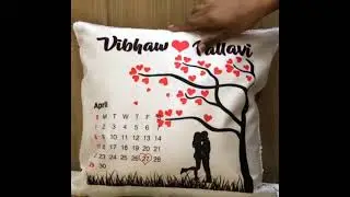 customized magic cushion photo print#giftforanniversary #pillow #giftforgirlfriend #photoprints