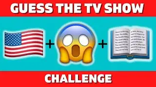 Guess The TV Show By Emoji Quiz | Television Challenge 📺