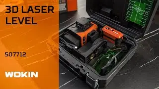 WOKIN 3D Laser Level 3x360&deg; Cross Line Laser for Construction