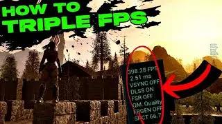 How To Triple Your FPS in Ark Survival Ascended!!!!