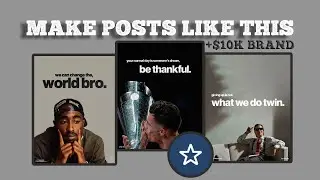 How to Make Viral Cinematic Instagram Slides (Like Elevenstoic) and Build a $10K Brand