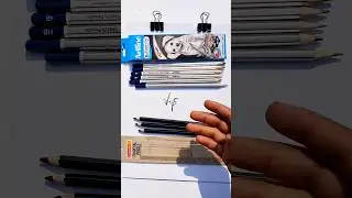 Graphite pencil vs Charcoal pencil ✏️ #art