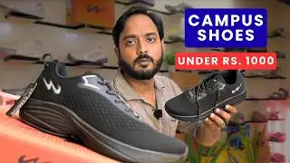 Campus Budget Shoes Under ₹1000 💸 | Unboxing + Honest Review | Must Watch!