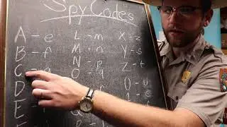 Kids Craft: American Revolution Spy Codes with Ranger William from Overmountain Victory NHT