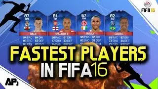 TOP 20 FASTEST PLAYERS IN FIFA 16