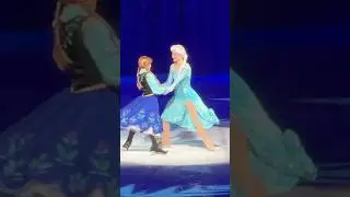 Frozen sisters ELSA & ANNA having so much fun on the ice! ❄️