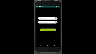 Round EditText and Round Button with icons, Android Studio