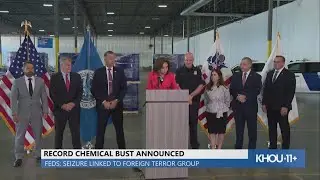 Feds announce record bust of chemicals tied to foreign terror group