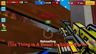 The Disruptive Howitzer Is Broken! (Especially In Sniper Forts!) - Pixel Gun 3D