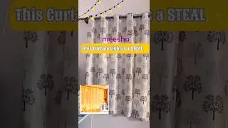 This curtain light instantly transforms your room ✨ #meeshoapp