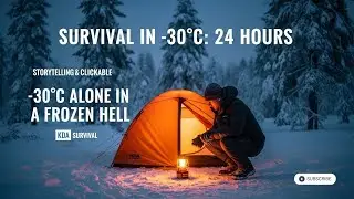 Survival in -30&deg;C: 24 Hours Alone in a Frozen Hell | KDA SURVIVAL