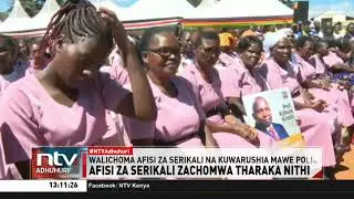 Afisi za serikali zachomwa Tharaka Nithi na waandamanaji