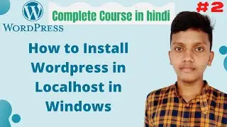 How to install wordpress | how to install wordpress in xampp | Wordpress tutorial for beginners #2