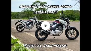 Comparativo na Pista! Pneu Fino X Pneu Maior (Original) Teste na CB 250F Twister