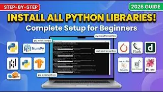 HOW TO INSTALL ALL ESSENTIAL PYTHON PACKAGES