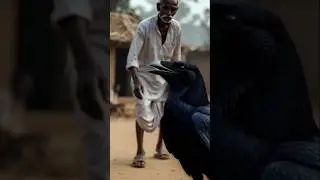 Greedy crow  #trending #viral #kahani #crow