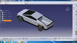 Scale assembly _ Catia V5 - Tesla Cybertruck