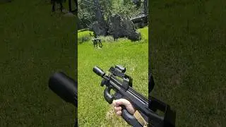 Буллпап SBR + маленький глушитель = _____ yhm fat cat на PS90 - это круто
